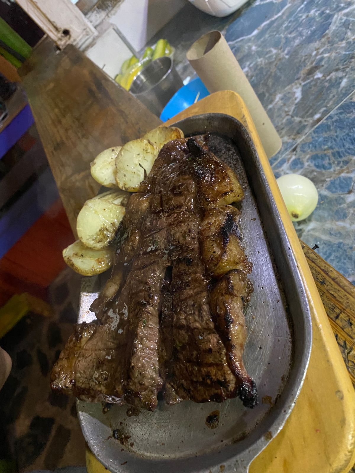 Churrasco jugoso de La Fogata