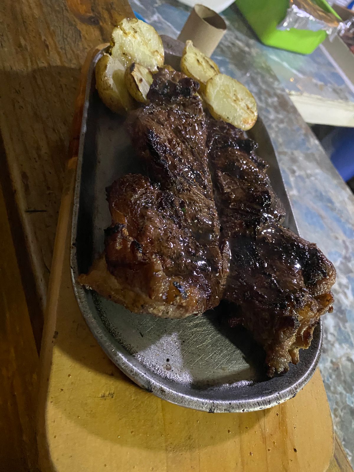 Churrasco al carbón